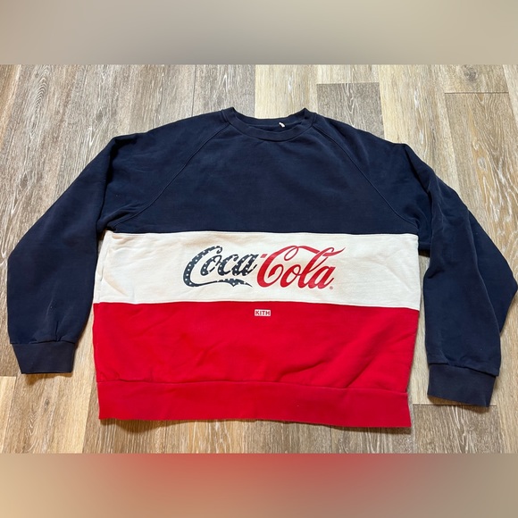 Kith x Coca Cola Crewneck Size XL - Picture 1 of 2
